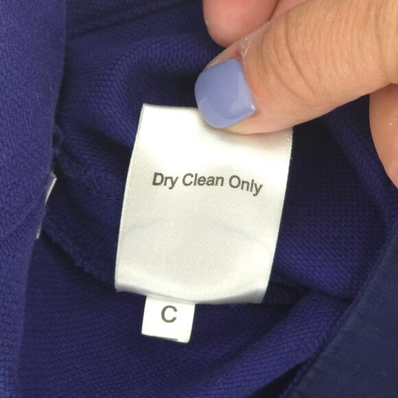 Cabi Career Boss Babe Blue Color Block Cotton Stretch Pencil Bodycon Skirt 10 - Picture 6 of 8